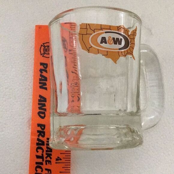 Vintage 4 ounce A & W. Double shot mug - Picture 2 of 3